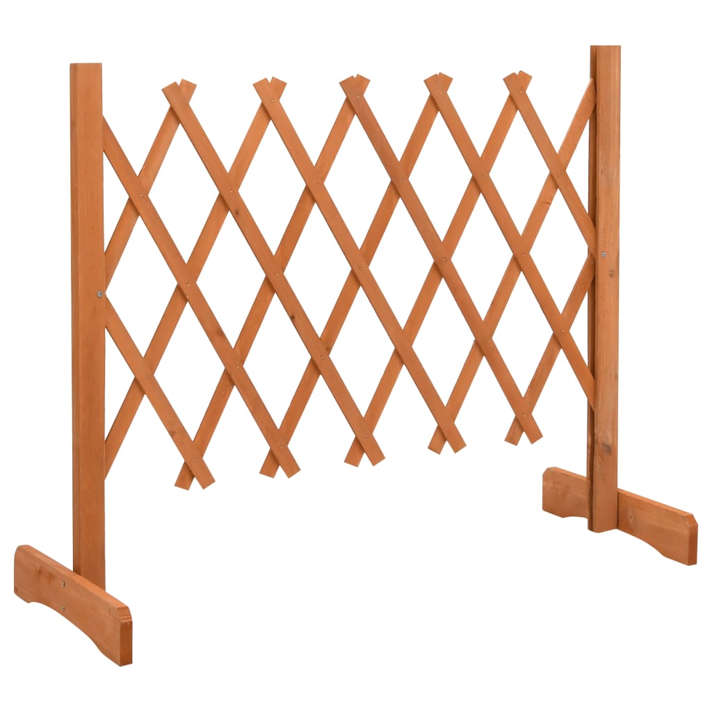 vidaXL Usine de jardin 120x60 cm massif vurenhout orange
