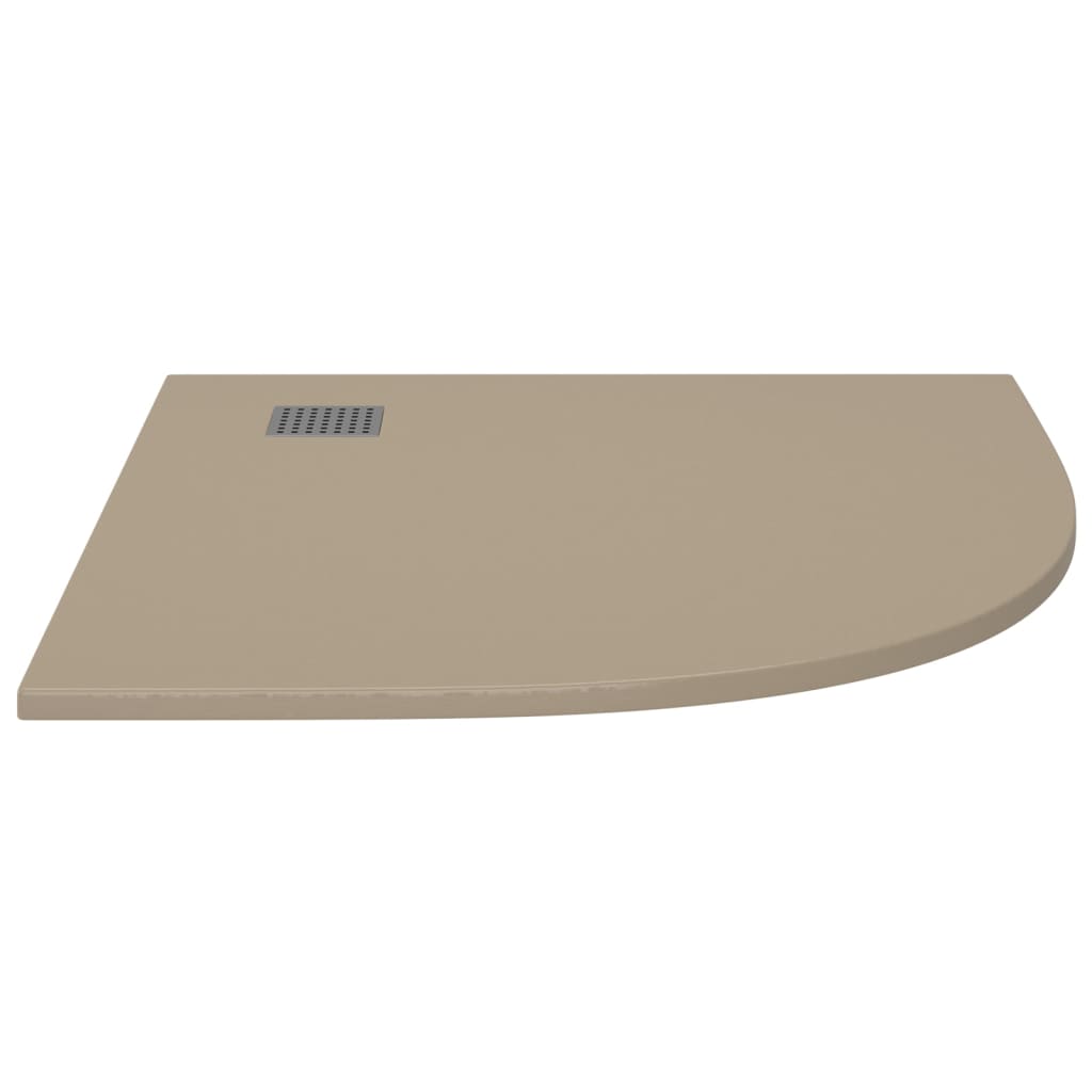 vidaXL Douchebak 90x90 cm SMC bruin