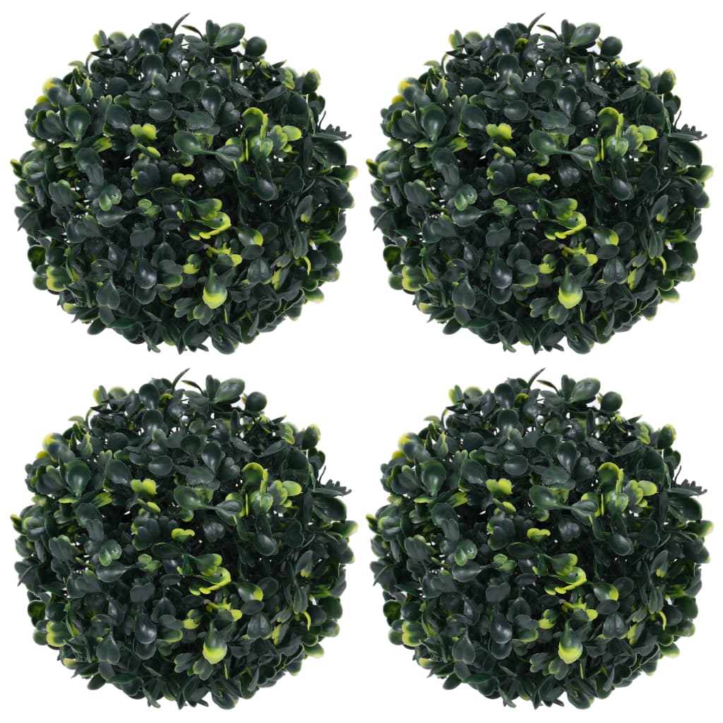 vidaXL Kunstbuxusbollen 4 st 12 cm