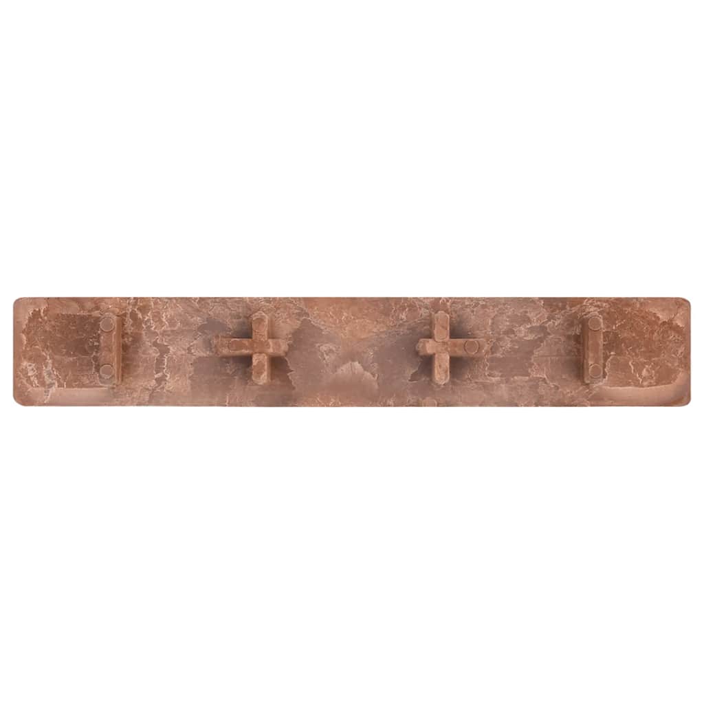 vidaXL Terrace Cover Caps 10 pcs plastic brown