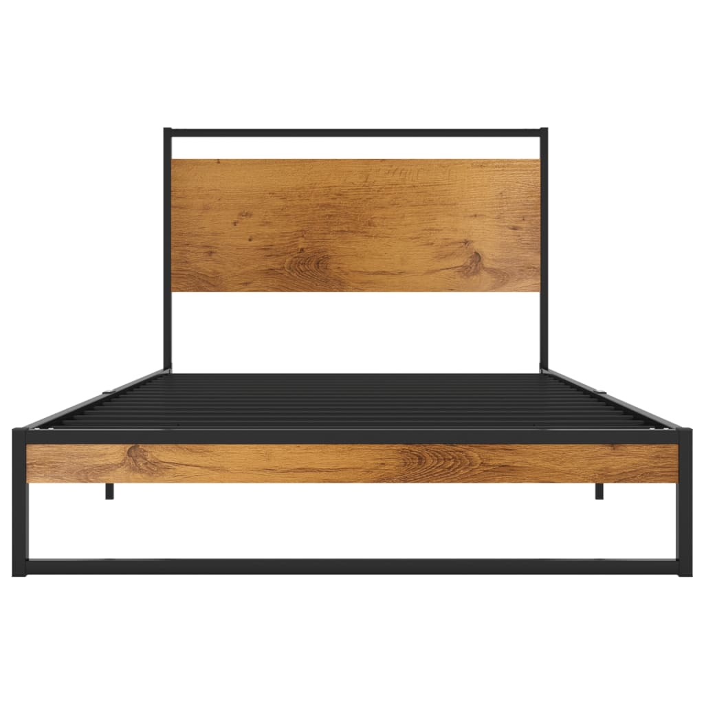 vidaXL Bedframe metaal 90x200 cm