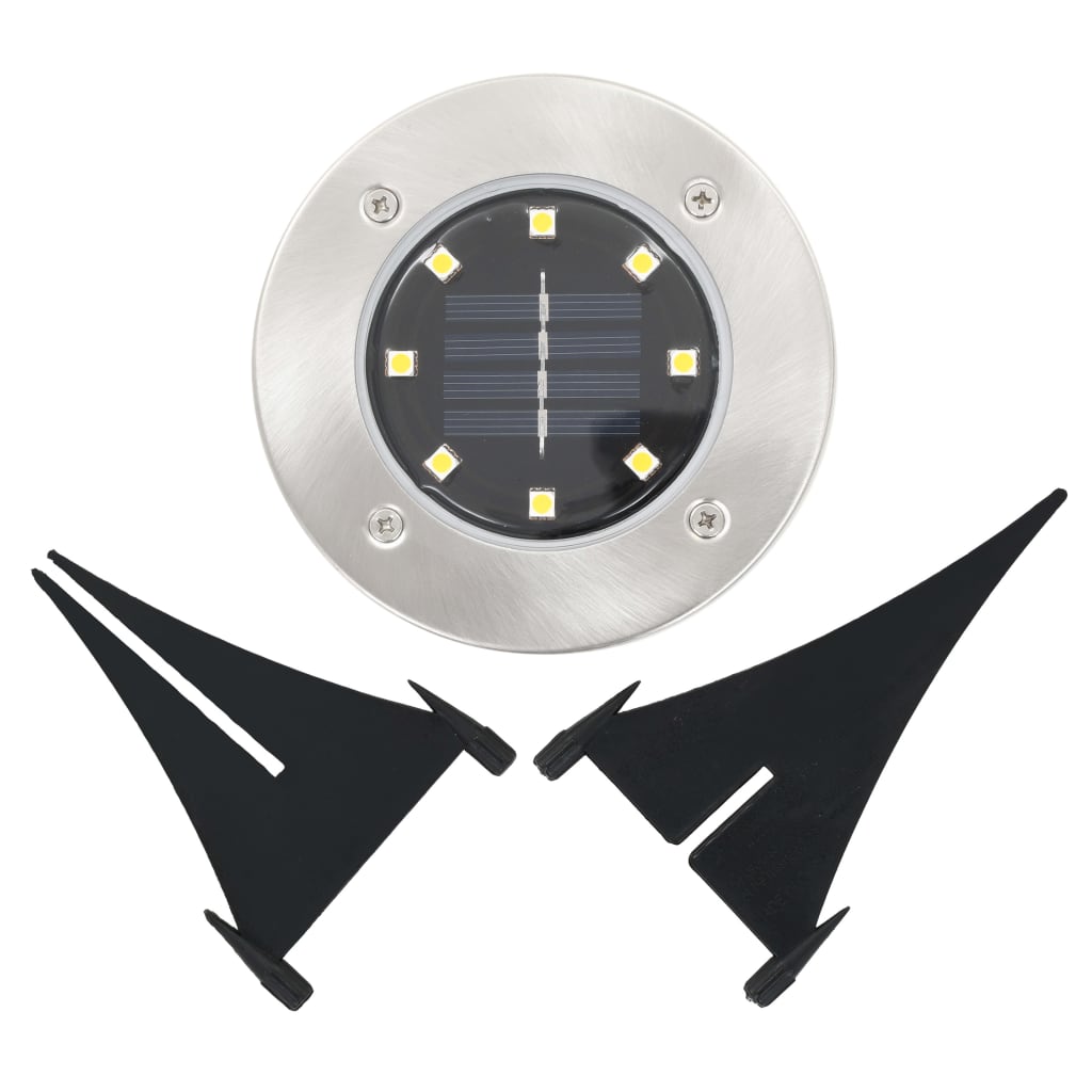 vidaXL Ground Lights 8 pcs solar LED RGB-colour