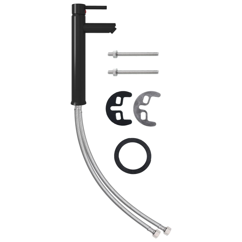 vidaXL Bathroom mixer tap brass