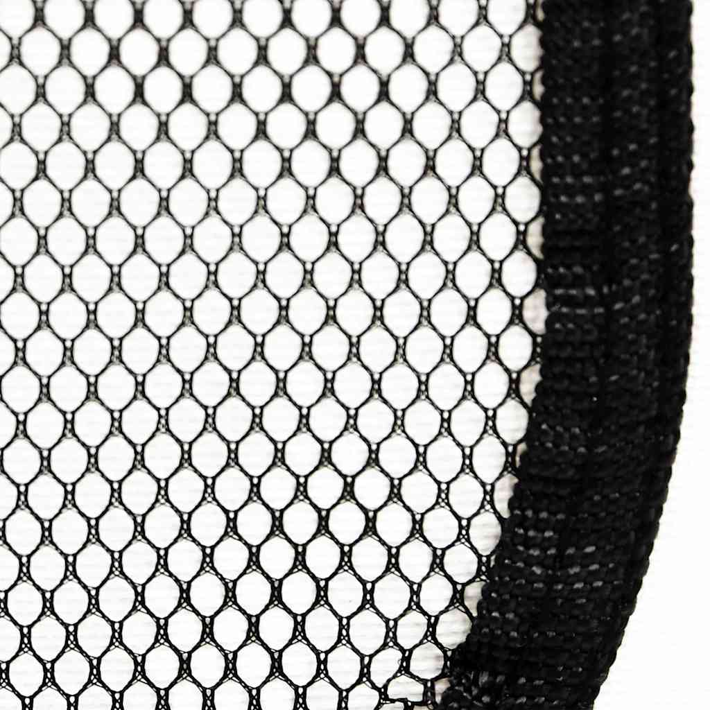 vidaXL Foldable Dog Playpen with Carry Bag 90x90x58 cm Black