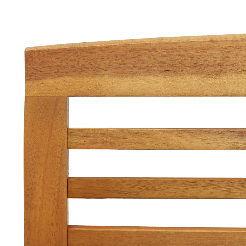 vidaXL 4-Piece Solid Acacia Wood Lounge Set