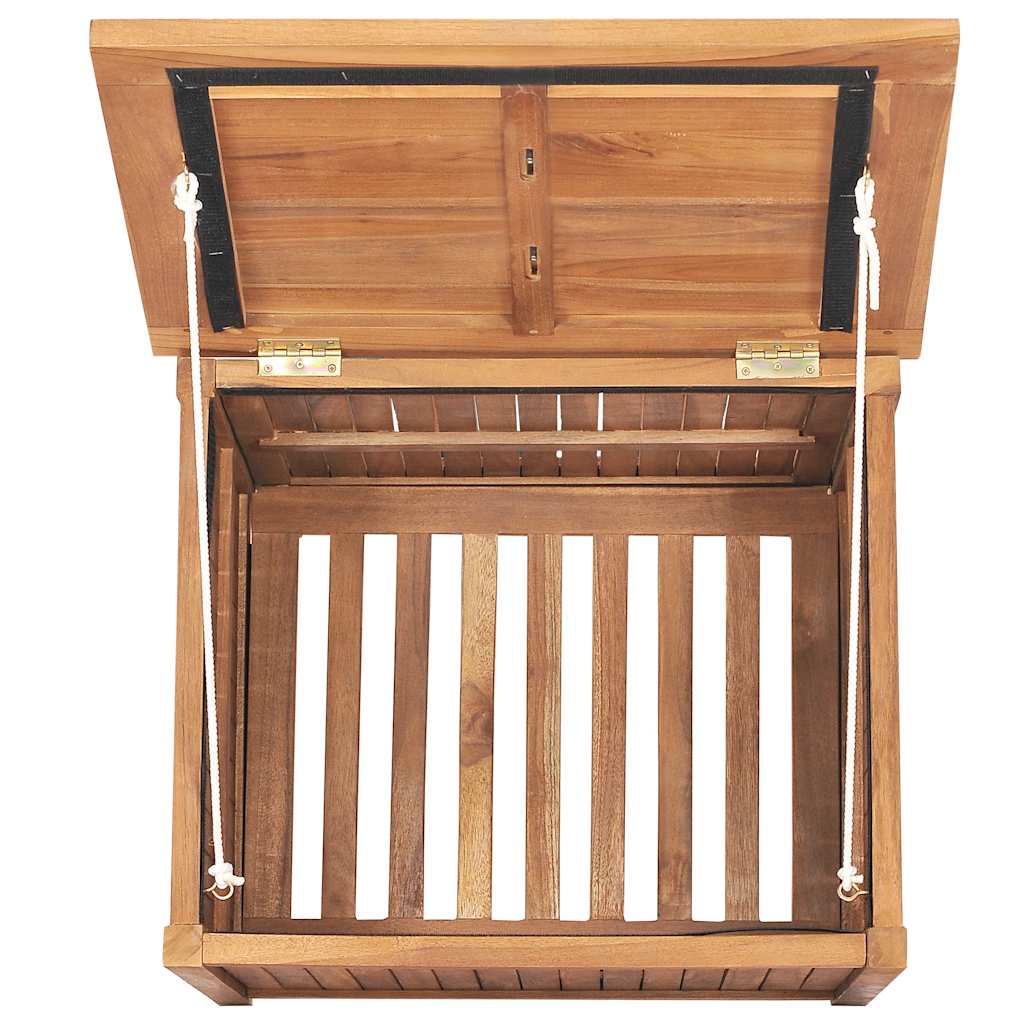 vidaXL Opbergbox 60x50x58 cm massief teakhout