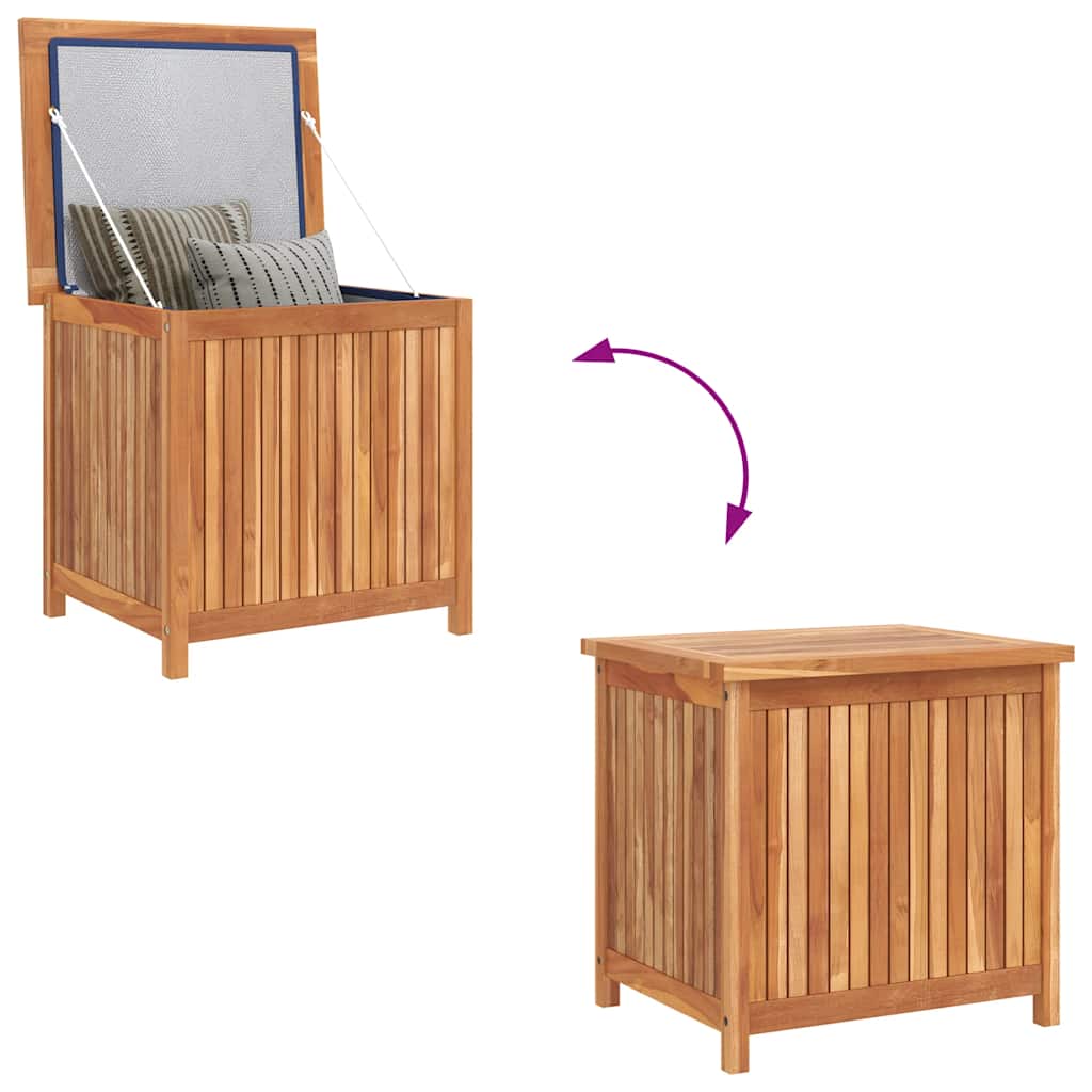 vidaXL Opbergbox 60x50x58 cm massief teakhout