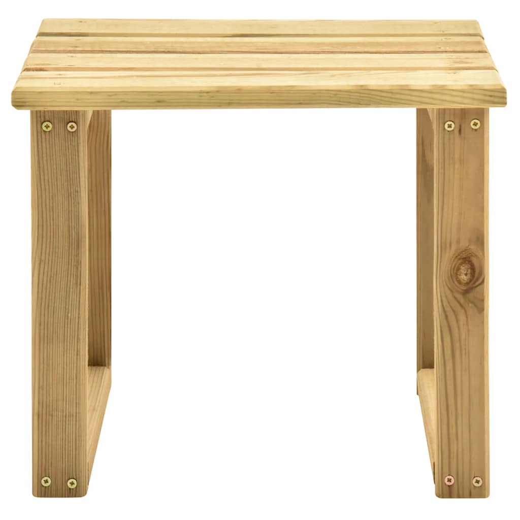 vidaXL Lit avec table imprégné de vert
