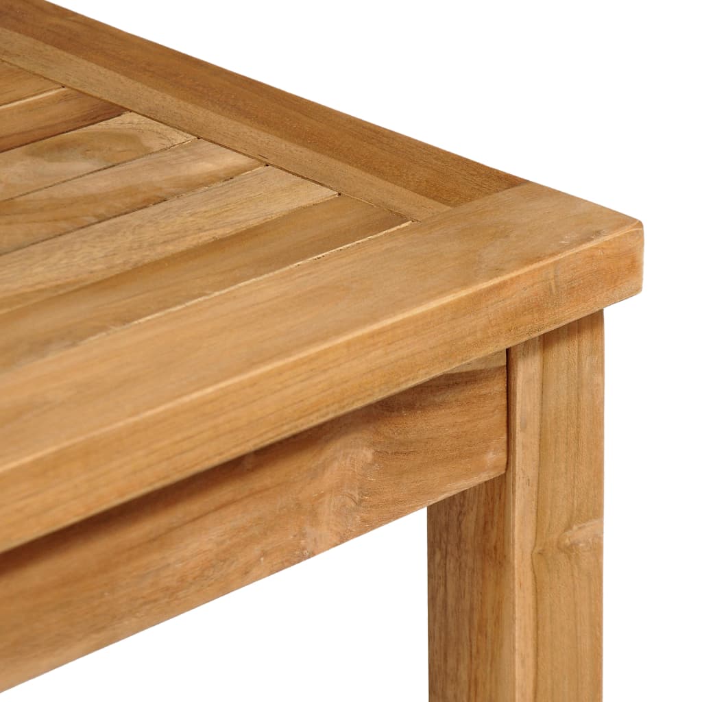 vidaXL 3-piece Garden Dining Set 80x80 cm Solid Teak Wood