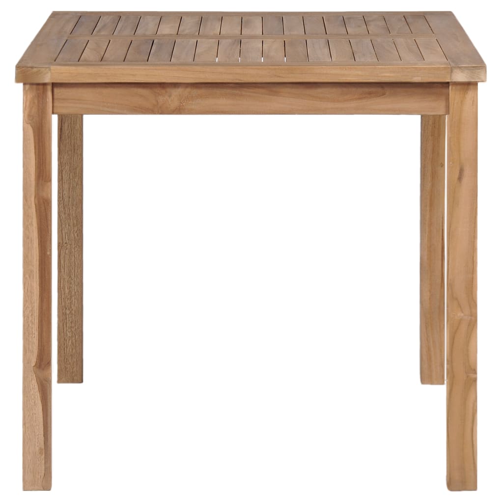 vidaXL 3-piece Garden Dining Set 80x80 cm Solid Teak Wood