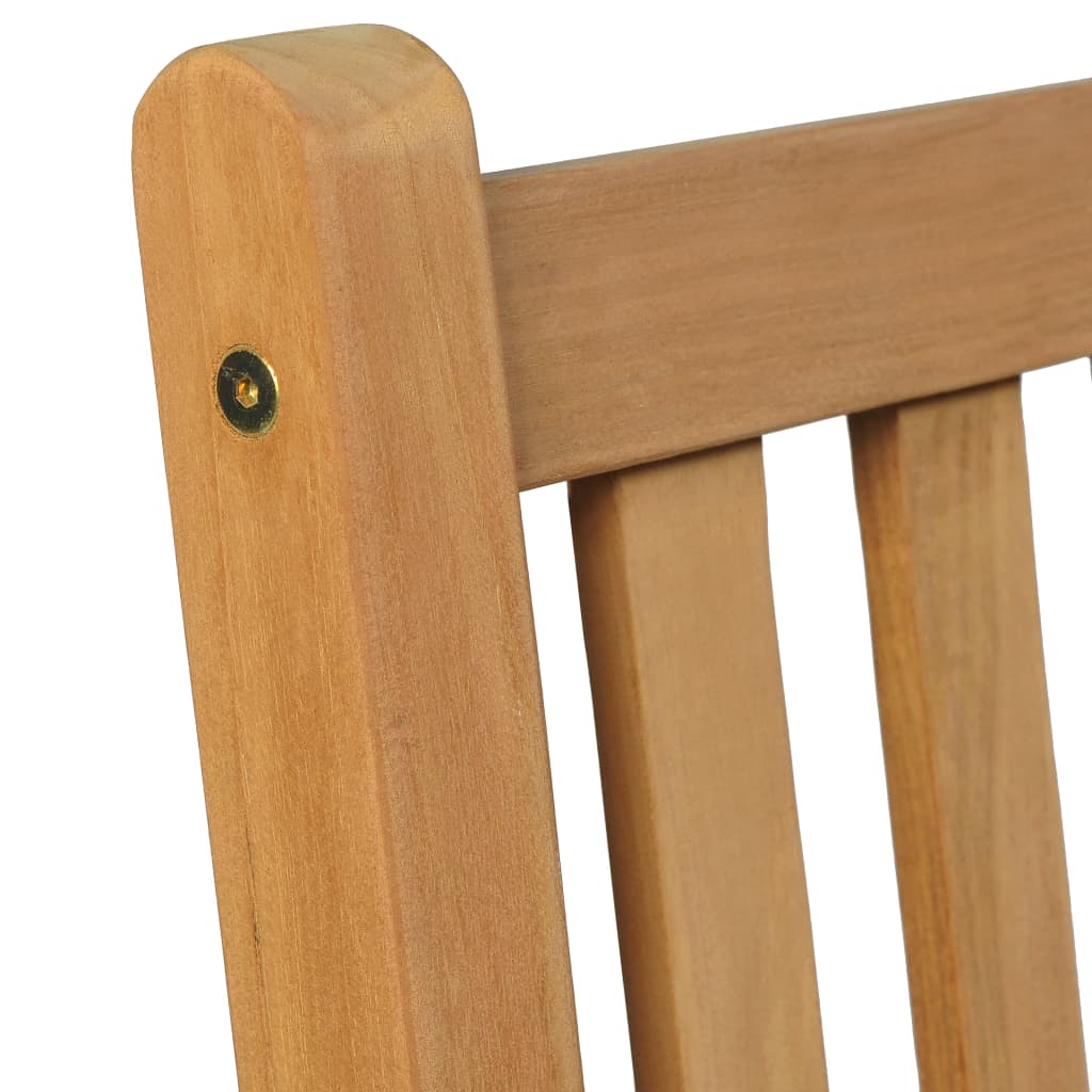 vidaXL 5-piece Garden Dining Set 180x90 cm Solid Teak Wood