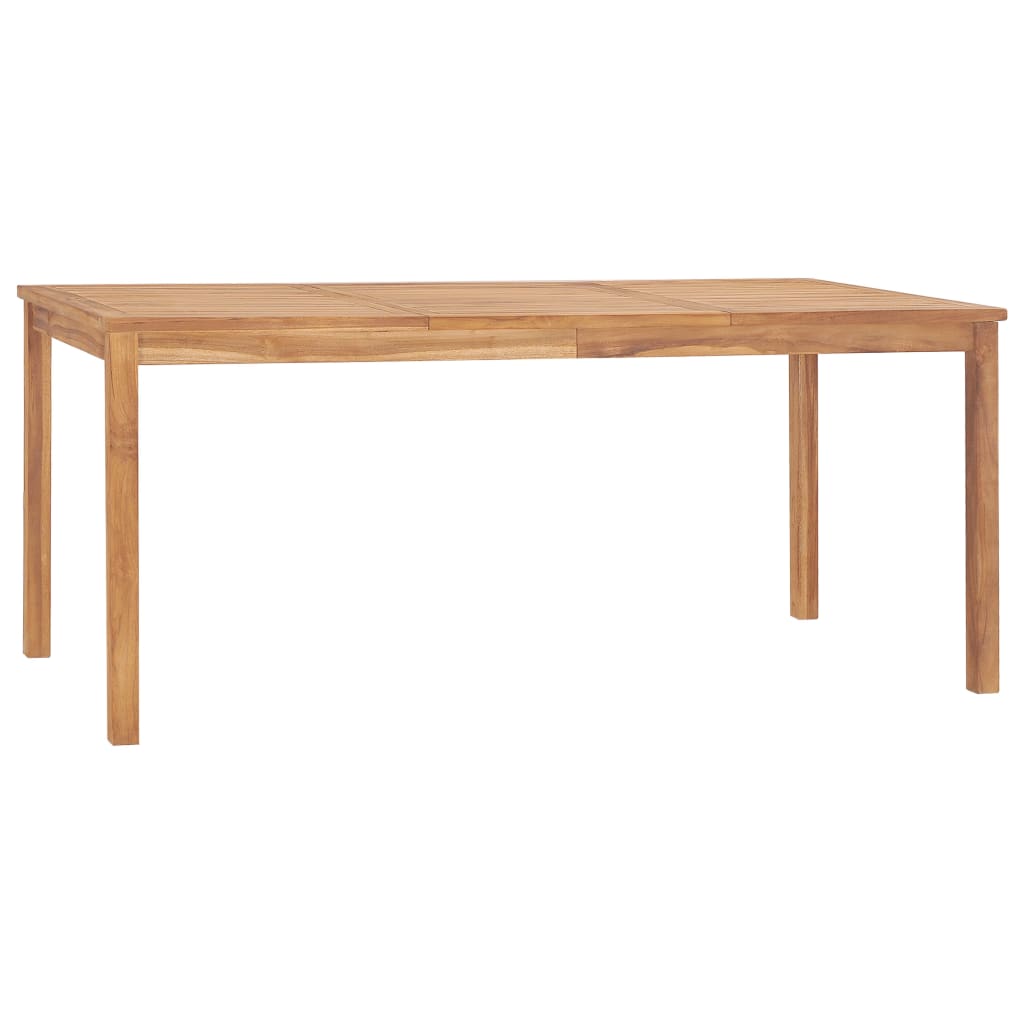 vidaXL 5-piece Garden Dining Set 180x90 cm Solid Teak Wood
