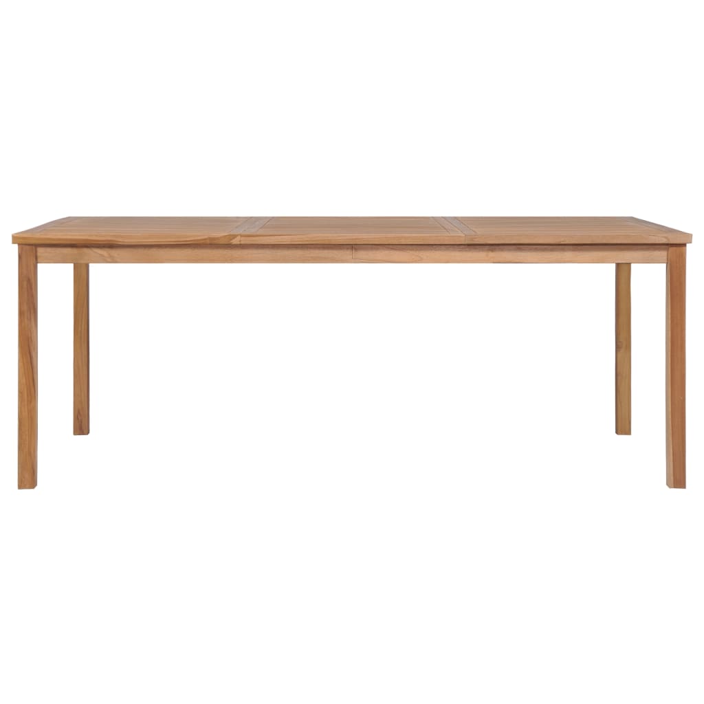 vidaXL 7-piece Garden Dining Set 200x100 cm Solid Teak Wood