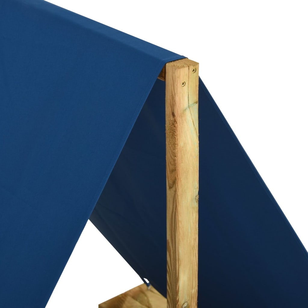 vidaXL Sandbox with roof 160x100x133 cm impregnated pine wood