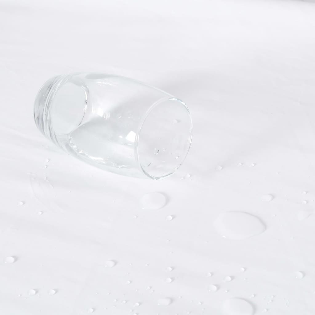 vidaXL Mattress Protectors 2 pcs waterproof 140x200 cm cotton white
