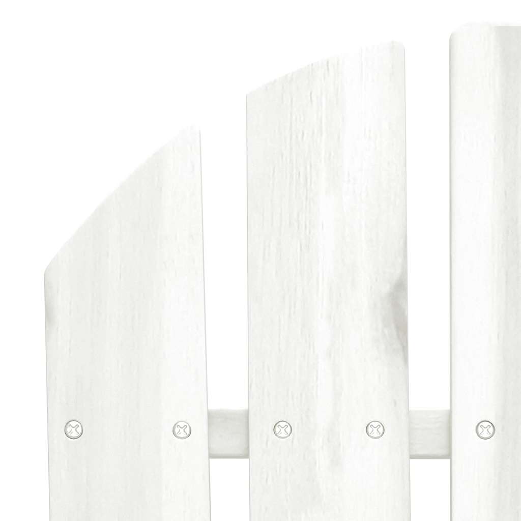 vidaXL Tuinstoel 2-zits Adirondack massief vurenhout wit