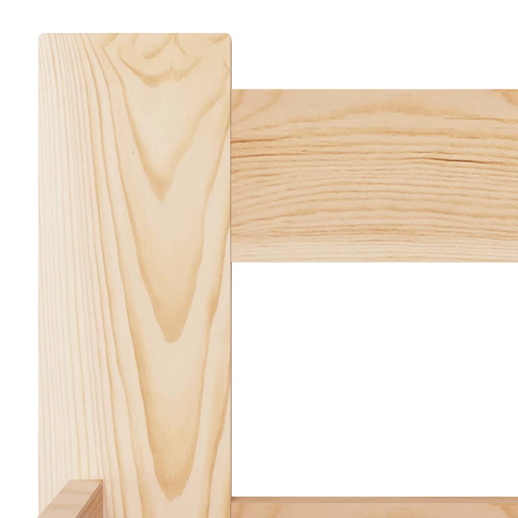 vidaXL Bedframe massief grenenhout 90x200 cm