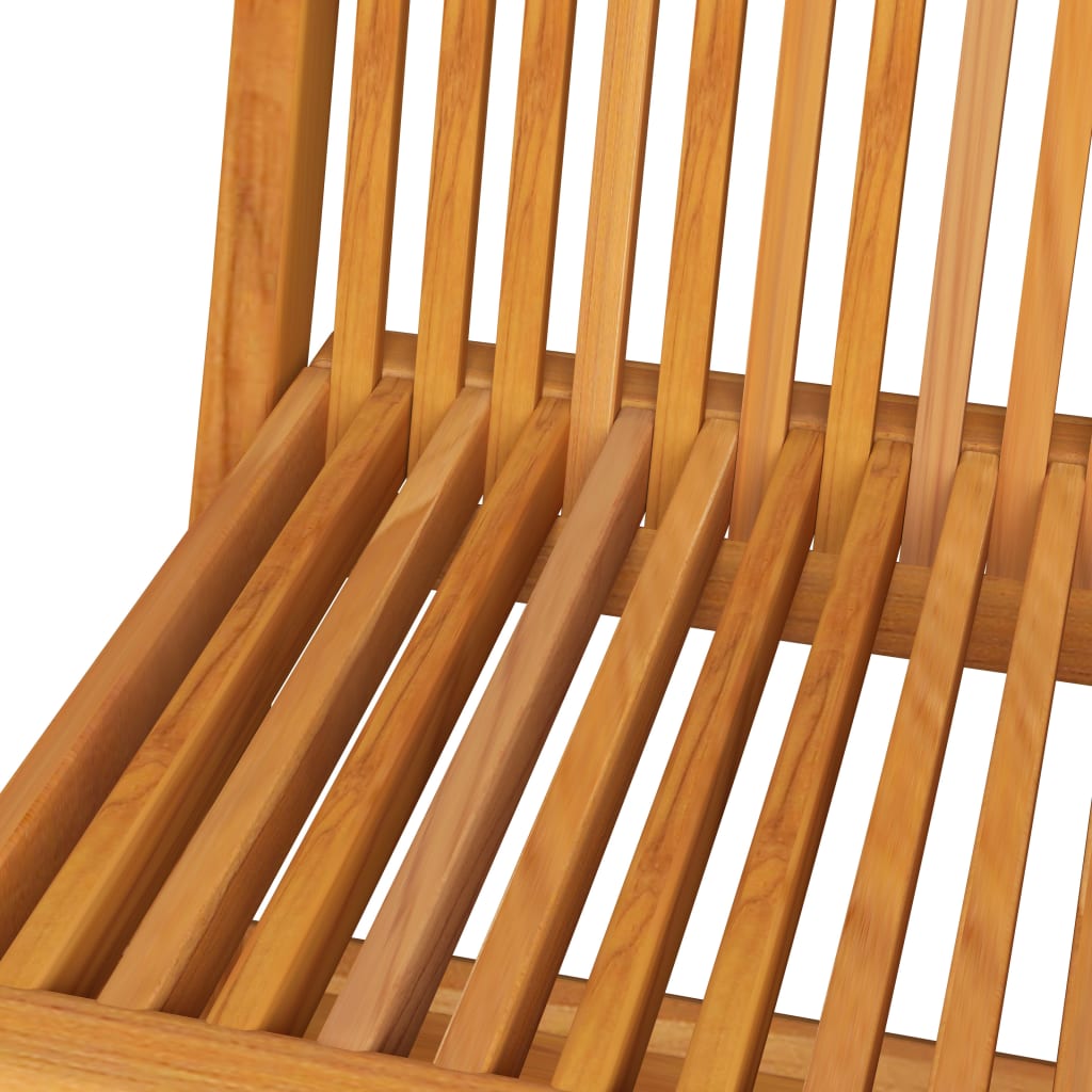 vidaXL Garden Chairs 6 pcs Foldable Solid Teak Wood