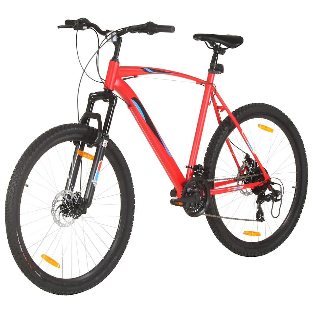 vidaXL 21-Speed Mountain Bike 29-inch Wheels 53 cm Frame Red