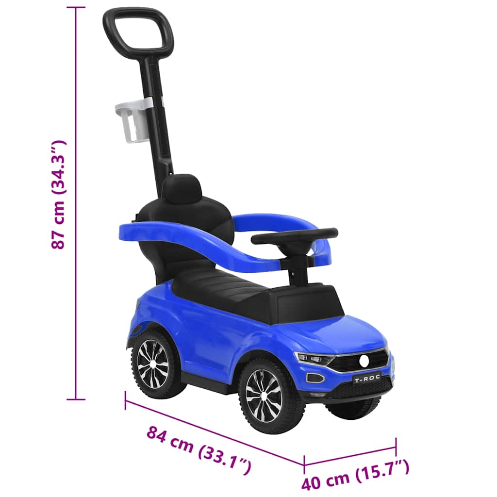 vidaXL Loopauto Volkswagen T-Roc rood