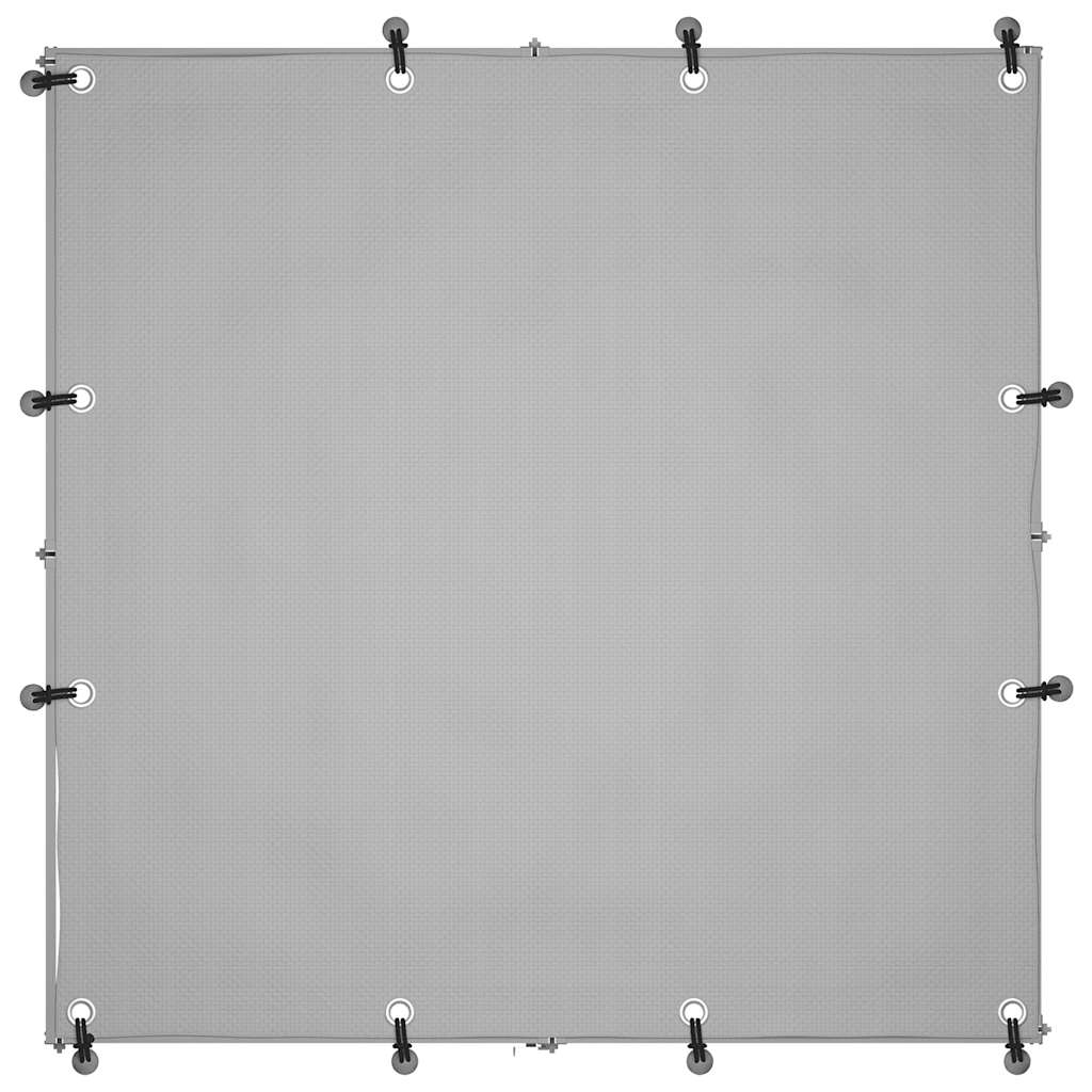 vidaXL Hondenkennel 110x110x110 cm staal zwart
