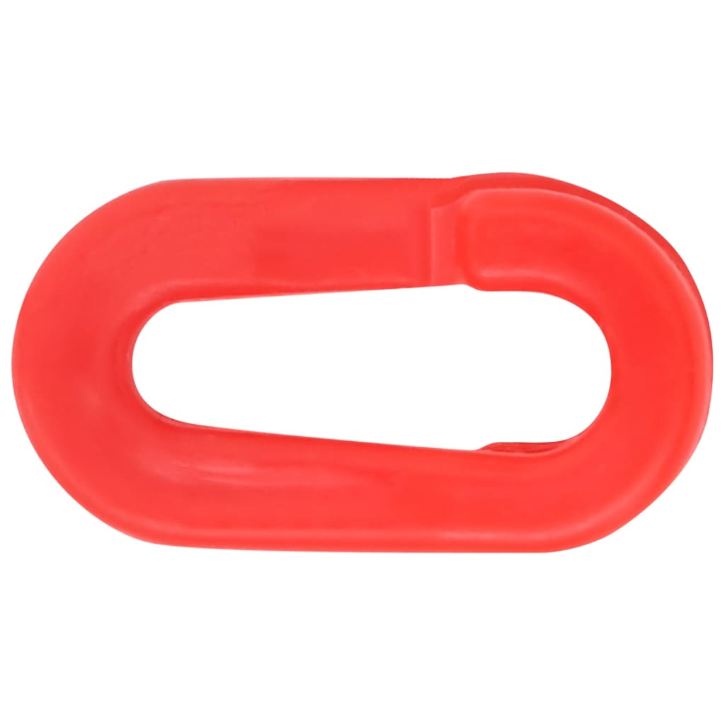vidaXL Chain Post Set with Plastic Chain 10 m