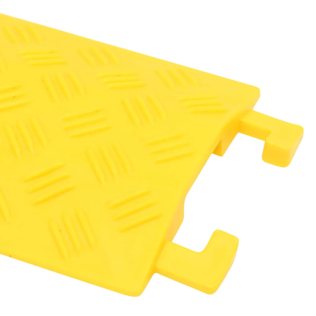 vidaXL Cable Protectors Ramp 4 pcs 98.5 cm Yellow