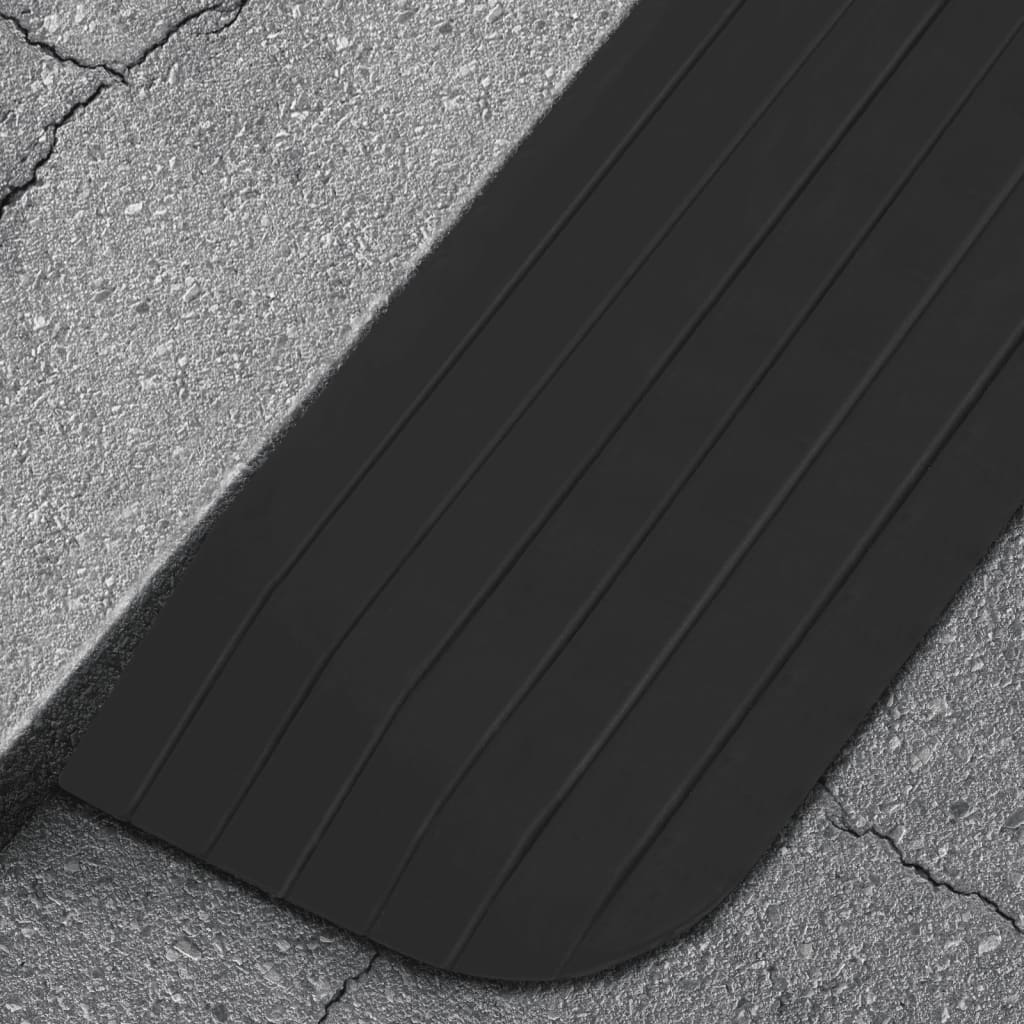 vidaXL Threshold Ramp 110x21x2.5 cm rubber