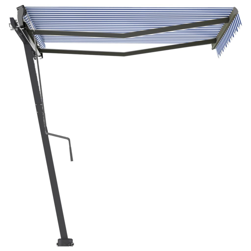 vidaXL Luifel vrijstaand handmatig uittrekbaar 300x250 cm antraciet