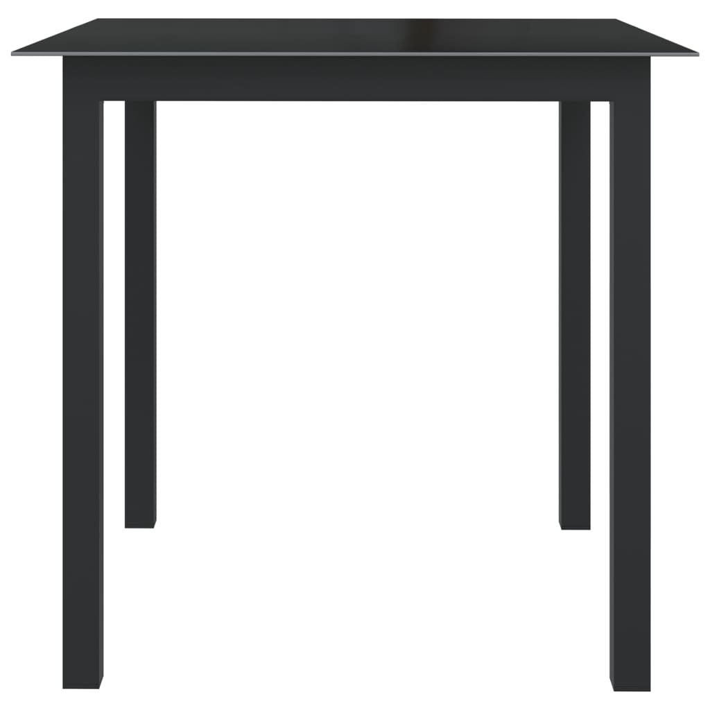 vidaXL 5-piece Garden Dining Set aluminium anthracite