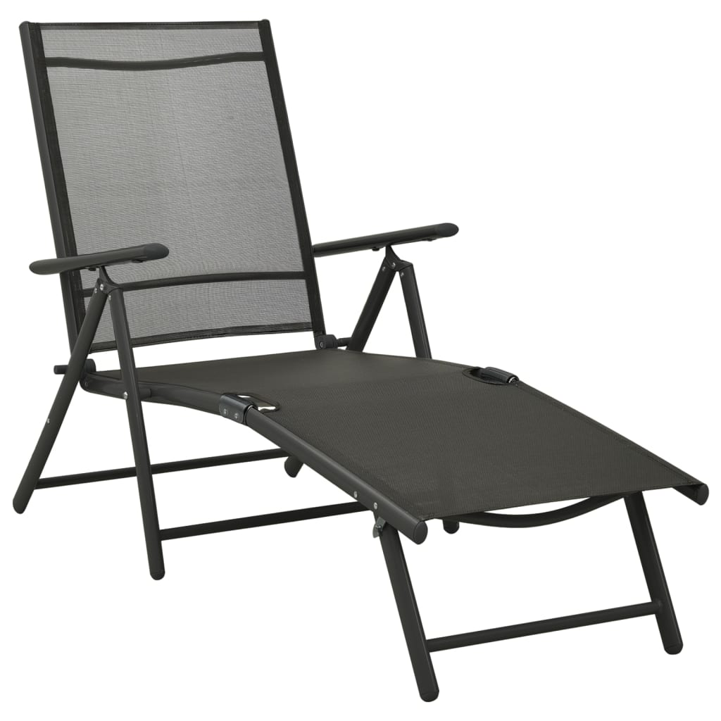 vidaXL 9-piece Lounge Set Black and Anthracite