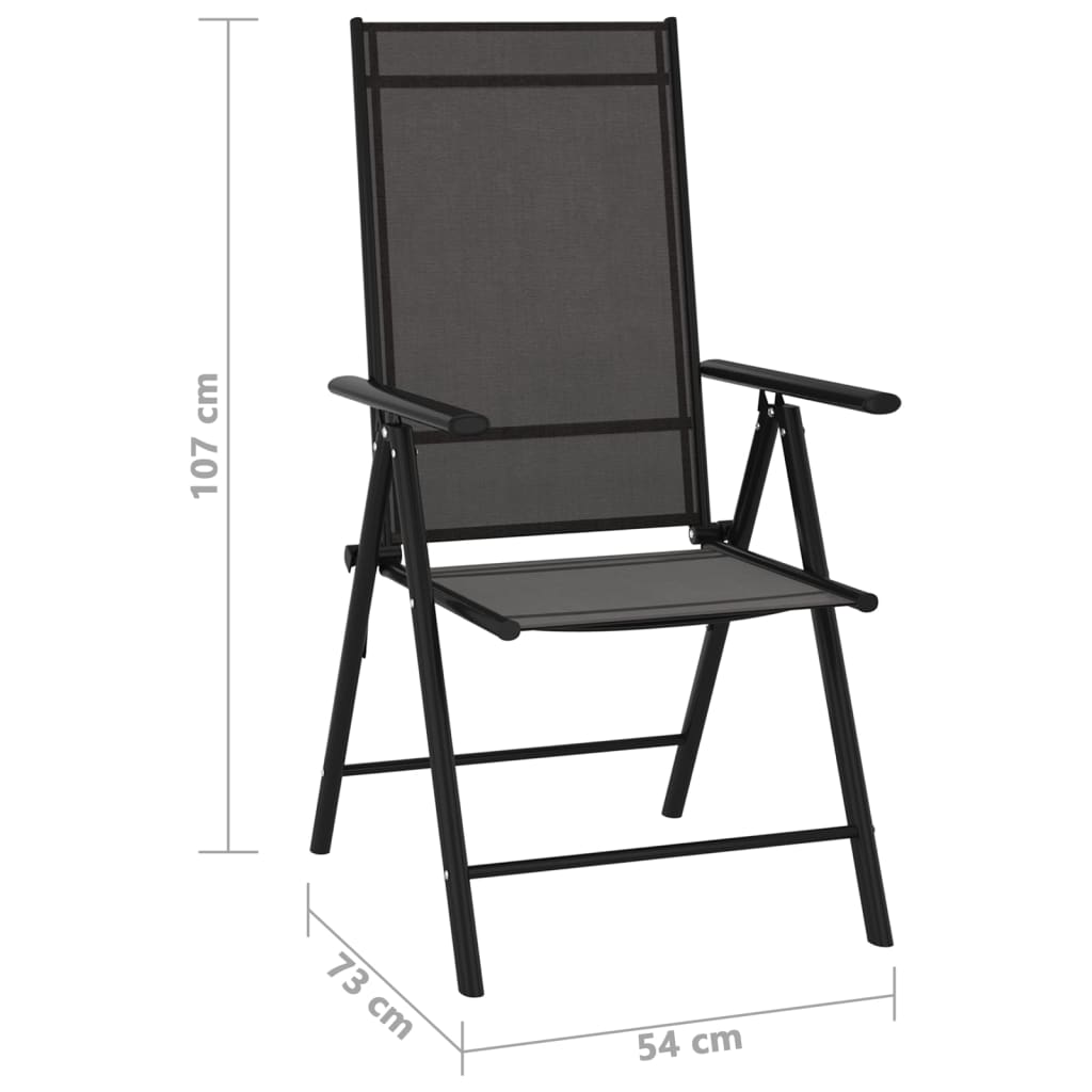 vidaXL 9-piece Lounge Set Black and Anthracite