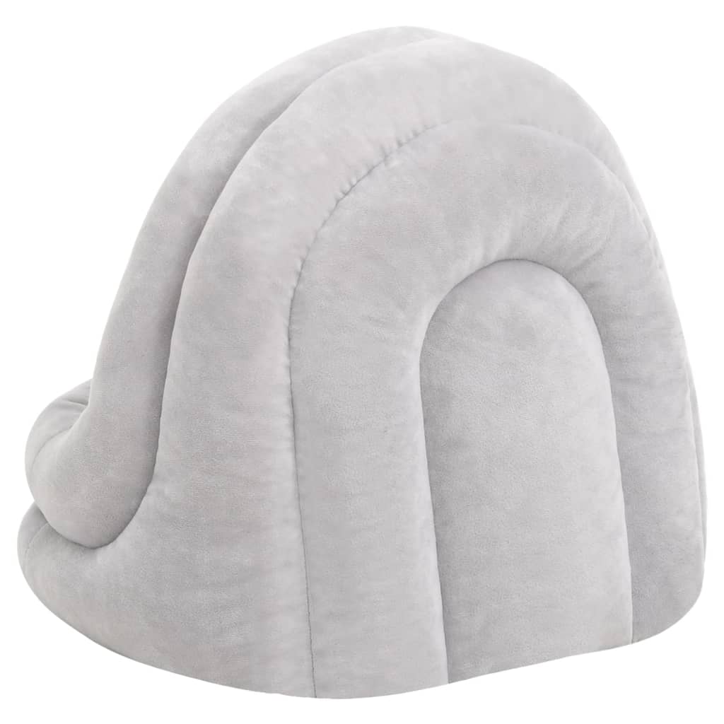 vidaXL Cat bed 40x40x35 cm grey and cream
