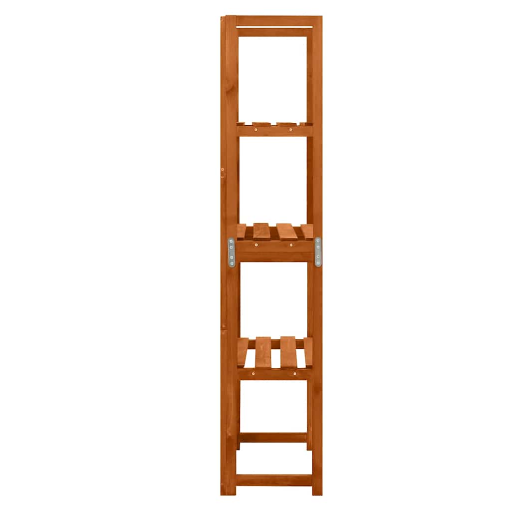 vidaXL Latwerk met schappen 55x30x140 cm massief vurenhout