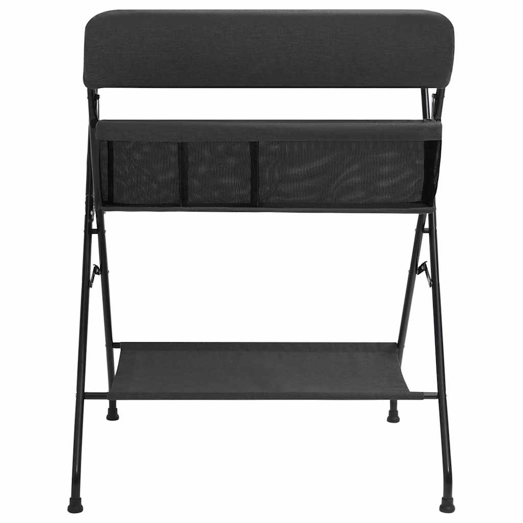 vidaXL Changing Table Iron Light Grey