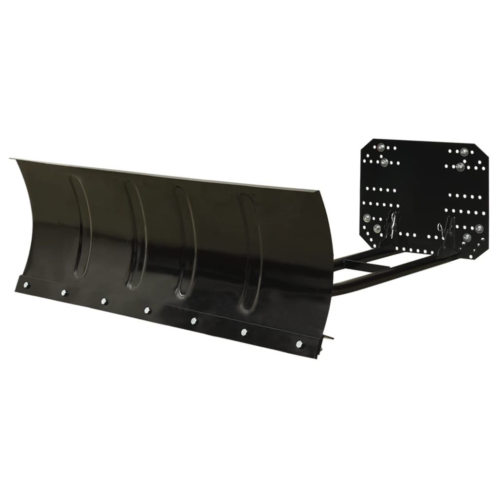 vidaXL ATV Snow Plough 115x38 cm Black