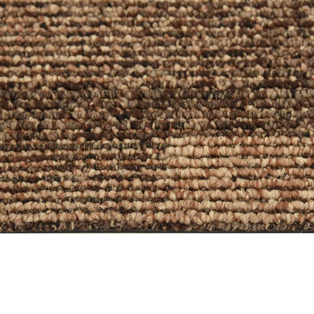 vidaXL Carpet Tiles 20 pcs Brown 50 x 50 cm PP
