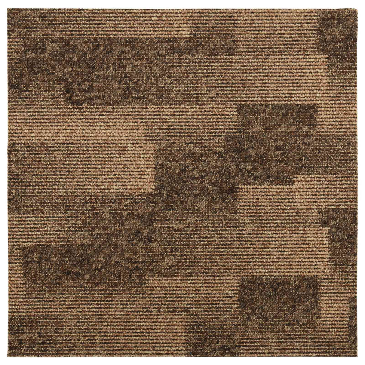 vidaXL Carpet Tiles 20 pcs Brown 50 x 50 cm PP