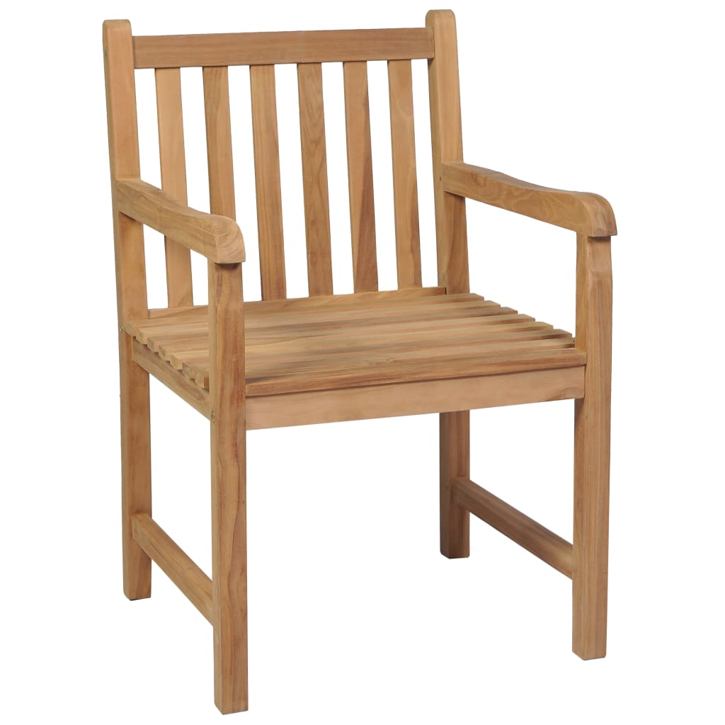 vidaXL Garden Chairs 4 pcs Solid Teak Wood