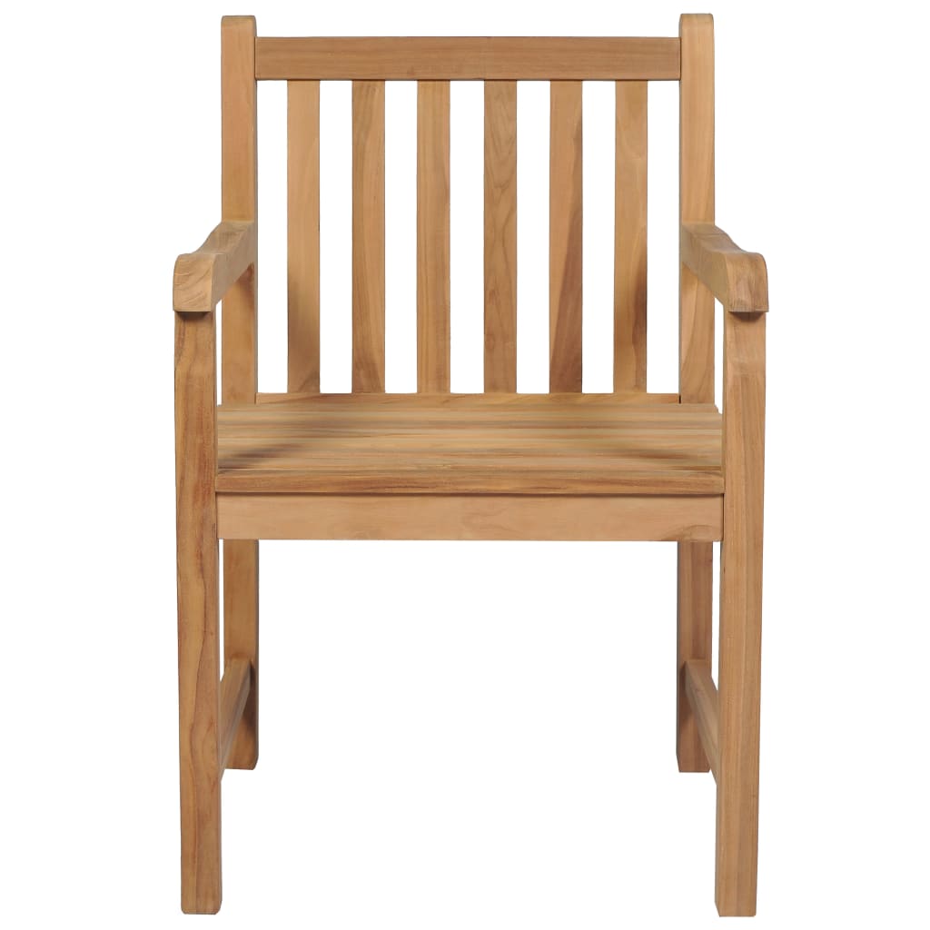 vidaXL Garden Chairs 4 pcs Solid Teak Wood