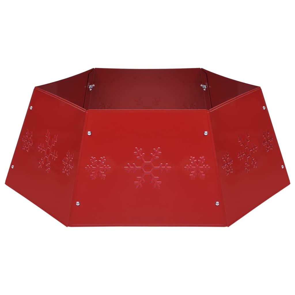 vidaXL Kerstboomrok Ø68x25 cm rouge