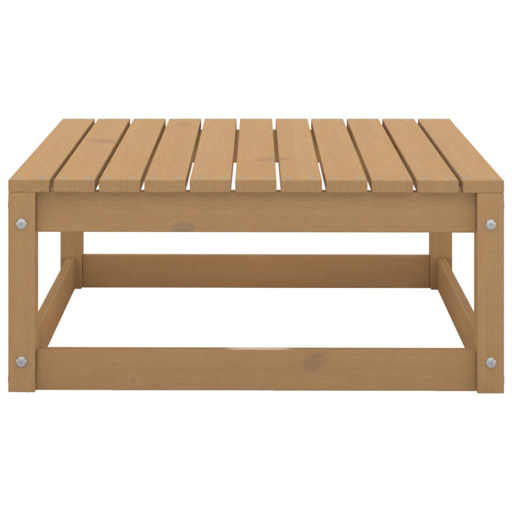 vidaXL 10-Piece Lounge Set Solid Pine Honey Brown