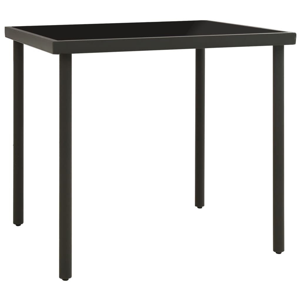 vidaXL 3-Piece Garden Dining Set Steel
