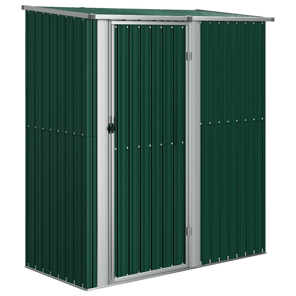 vidaXL Tuinhuis Groen 180,5x97x209,5 cm Gegalvaniseerd Staal
