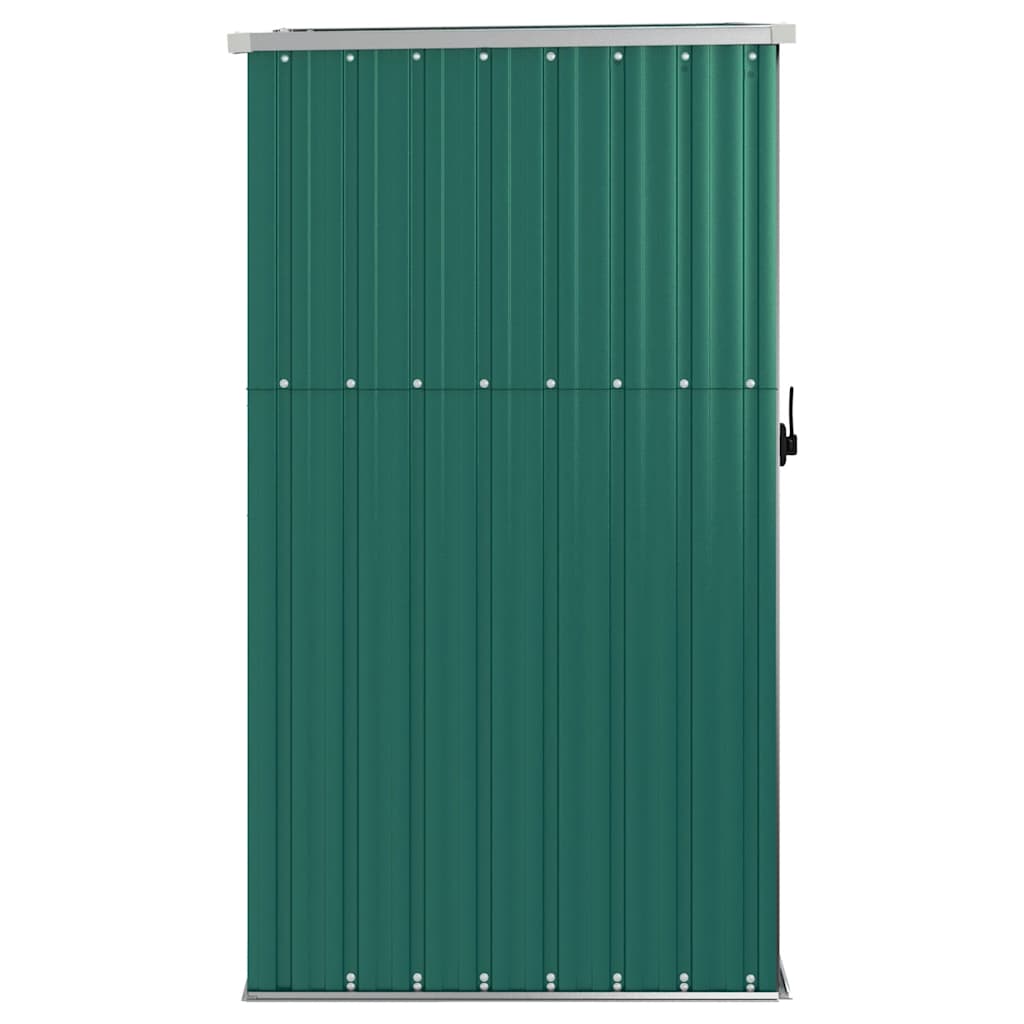 vidaXL Tuinschuur 88x89x161 cm gegalvaniseerd staal groen