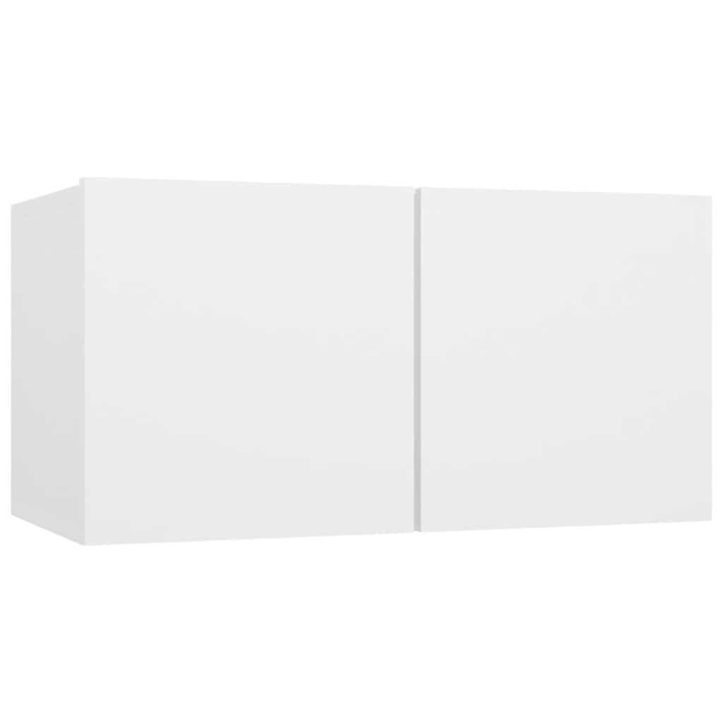 vidaXL 7-Piece TV Cabinet Set Engineered Wood White