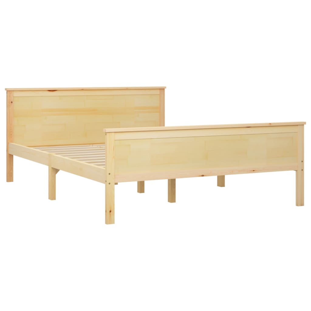 vidaXL Cadre de lit massif vert grenenhout 120x200 cm