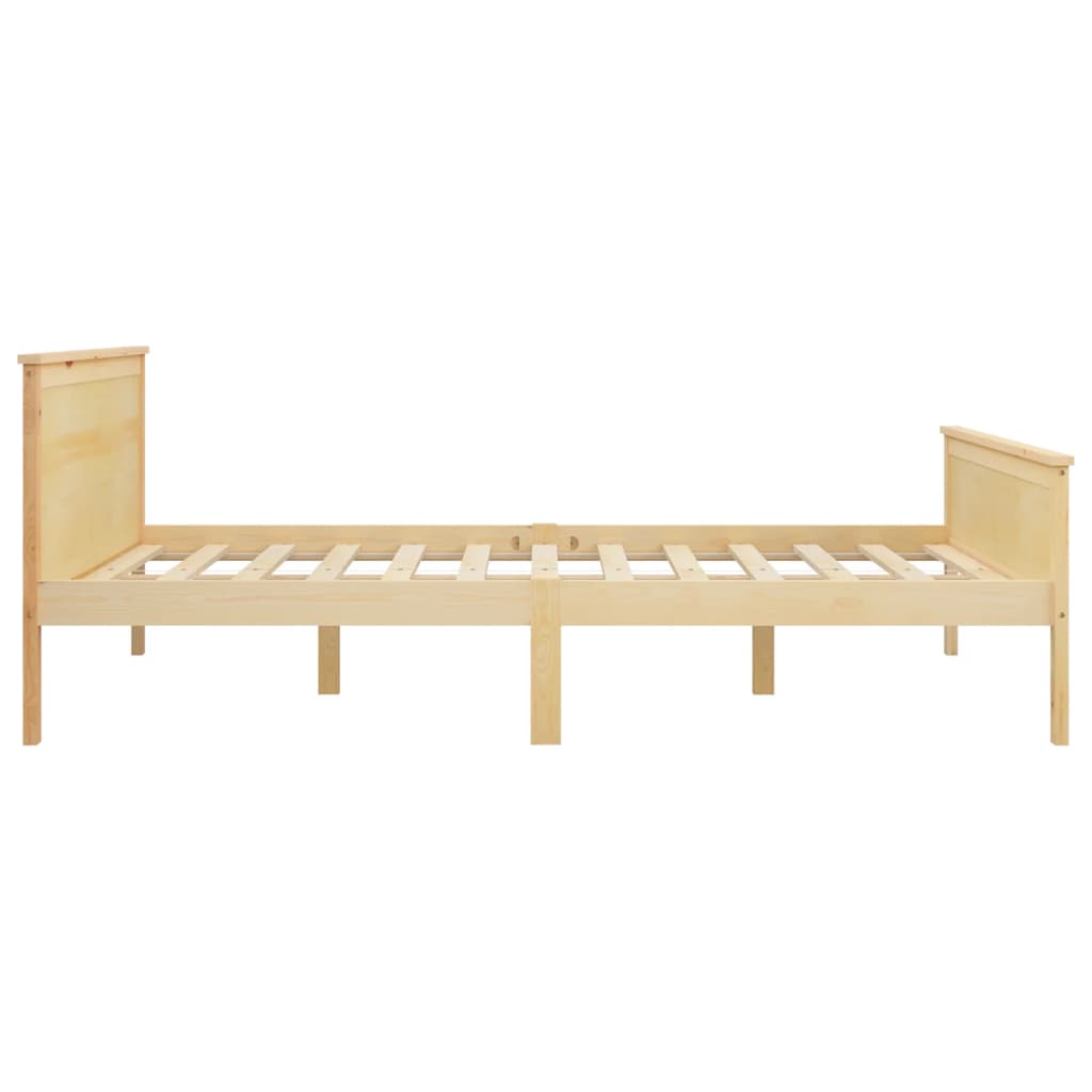 vidaXL Cadre de lit massif vert grenenhout 120x200 cm