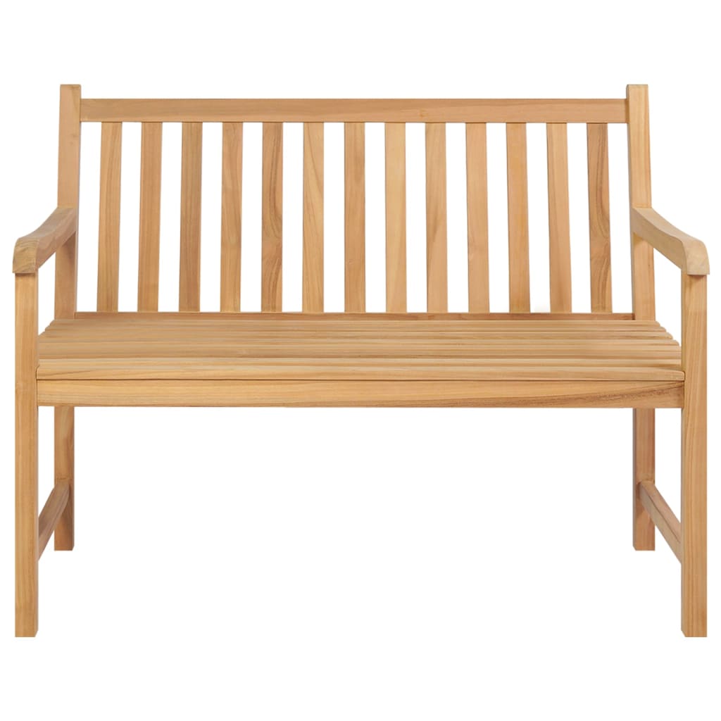 vidaXL Tuinbank 114 cm massief teakhout