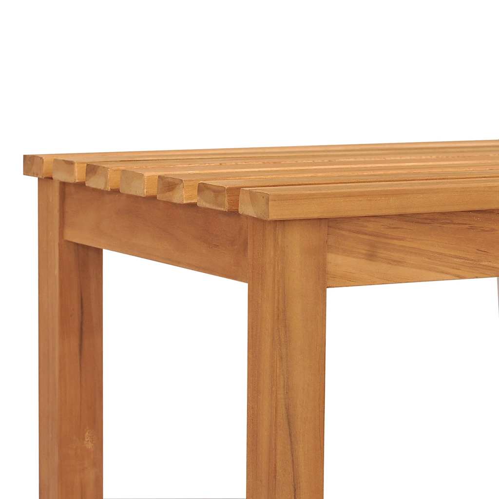 vidaXL Tuinbank 114 cm massief teakhout